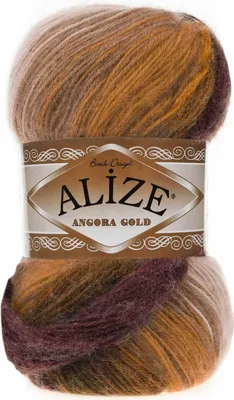 Produktbild von Alize Angora Gold Batik 100g Farbverlaufsgarn 20% Wolle Winterwolle Häkelgarn