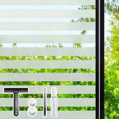 Produktbild von Fensterfolie für Privatsphäre, Wiederverwendbar und Selbstklebend