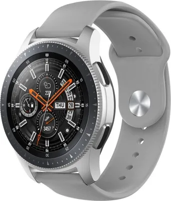 Produktbild von Strap-it Samsung Galaxy Watch 46mm Sportarmband (Grau)
