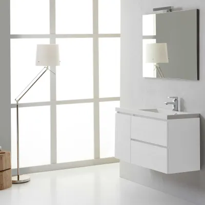 Immagine prodotto di Mobile bagno 90 cm profonditá ridotta destro | Manhattan