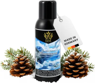 Produktbild von HAF Saunaaufguss Wintertraum 250 ml - Sauna Aufgussmittel - Saunaduft mit natürlichen ätherischen Ölen für intensiven & langhaltenden Duft