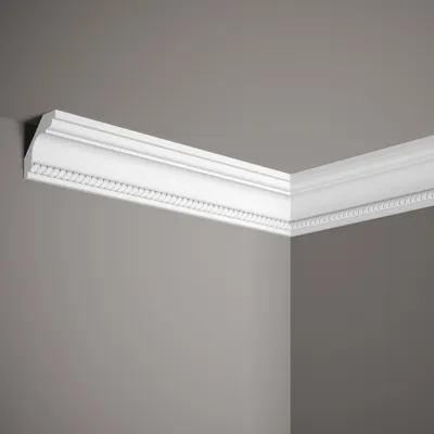 Produktbild von Mardom Deckenleiste MDA005 Profoam 58 x 58 x 2000 mm Weiß Stuckleiste