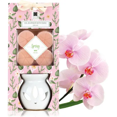Produktbild von com-four® Duftlampe mit Wachs, Stövchen für auch ätherische Öle, Aroma Diffusor