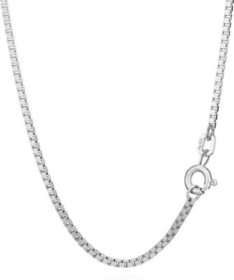 Produktbild von Echte 925er Sterlingsilber Venezianerkette Silberkette 45cm 1,20mm 3,5g 5980