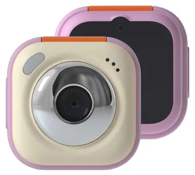 Produktbild von ZELURXX Kinderkamera Digitalkamera 48MP 1080P 2,4 Zoll Kinder Fotoapparat mit 32GB Speicherkarte Lernkarten Spiele für Kinder 3-12 Jahre Lila