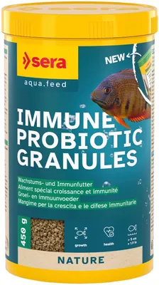 Produktbild von sera ImmunPro Nature, Zierfisch, Trockenfischfutter, Granulat, Medium, Klein, 0,44 kg, 1 l