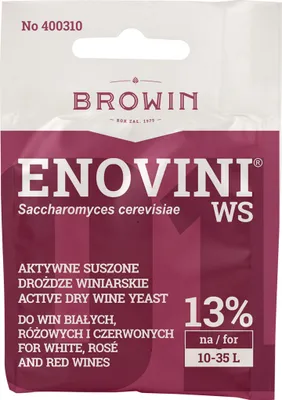 Produktbild von Trockenhefe ENOVINI Weinhefe 7g - WS, Wein Hefe, Hefe für Wein