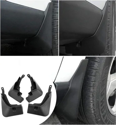 Productafbeelding van Achterste spatborden voor Toyota RAV4, modeljaren 2019-2023 - Accessoires voor spatbordschilden, inclusief bevestigingsschroeven