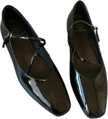 Produktbild von INF Elegante Mary Jane Schuhe mit eckiger Spitze - Bequem & Schick Schwarz 35