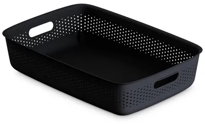 Produktbild von PAFEN OpenStore Aufbewahrungskorb 23.5L Schwarz - Kunststoff PP