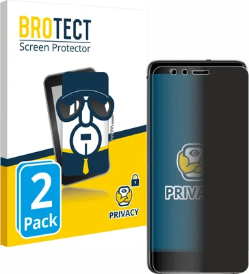 Produktbild von 2x BROTECT Sichtschutzfolie für Huawei P10 Lite Anti-Spy Privacy Sichtschutz Blickschutz Folie Blaulicht-Schutz