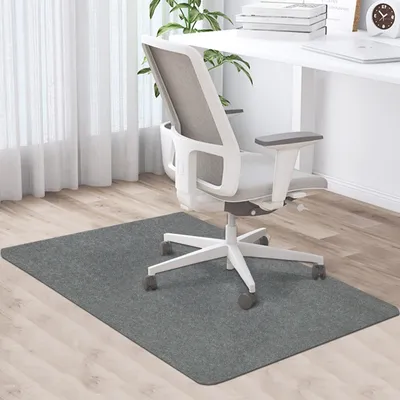 Produktbild von Bürostuhlunterlage, 0.9 x 1.2 m, dunkelgrau, ,kratzfeste Bodenmatte