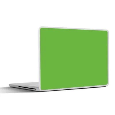 Produktbild von MuchoWow® Laptop Aufkleber Sticker Cover Grün - Farben - Natur 25x18 cm - Laptop-Deko