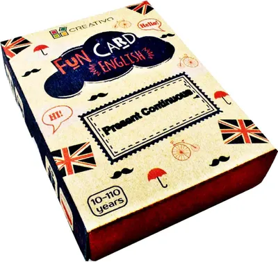 Zdjęcie produktu dla Fun Card English Present Continuous - Paweł Dwornik (Spiele, Bildung auf Englisch)