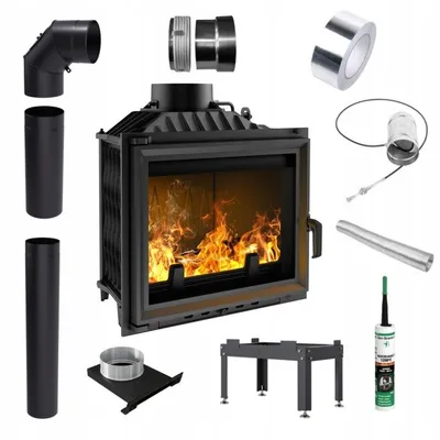 Immagine prodotto di Inserto per caminetto in ghisa KRATKI ANTEK Potenza 10kW Uscita Fi180 Accessori
