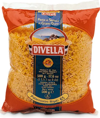 Produktbild von 24x Divella Pasta Paternostini Rigati N.65 500g