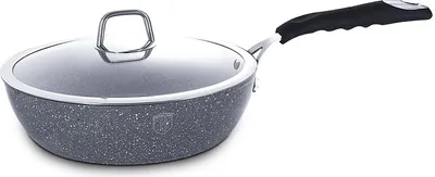 Produktbild von Berlinger Haus BH/1165N, Rund, Allzweckpfanne, Grau, Aluminium, 2,3 l, Glas