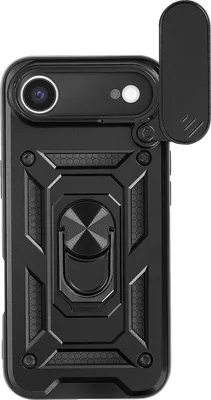 Zdjęcie produktu dla Mayaxess, etui na iPhone Air z magnetycznym pierścieniem i ochroną aparatu, czarne