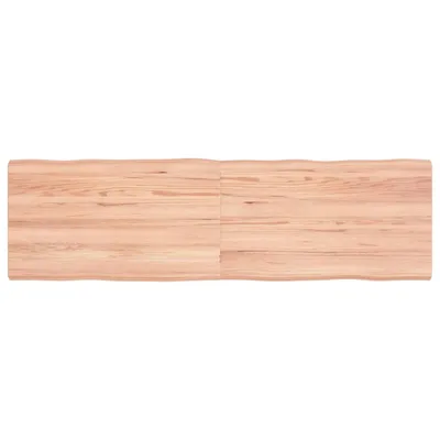 Produktbild von Tischplatte 140x40x(2-4) cm Massivholz Behandelt Baumkante
