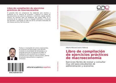Produktbild von Libro de compilación de ejercicios prácticos de macroeconomía
