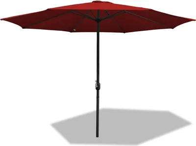 Immagine prodotto di TolleTour Ombrellone da balcone Ø350cm Resistente alle intemperie e regolabile in altezza Ombrellone da balcone Ombrellone da giardino Ombrellone da terrazza Protezione solare Protezione UV Ombrellone pieghevole, rosso