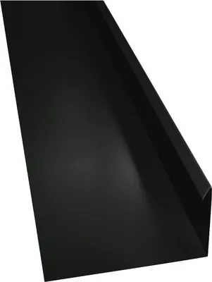 Produktbild von PRECIT Winkelblech mit Wasserfalz Anthrazitgrau RAL 7016 2000 mm x 80 mm x 155 mm