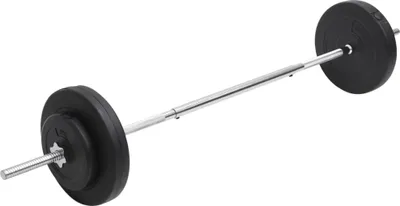 Produktbild von vidaXL Langhantel mit Gewichten Set 30 kg