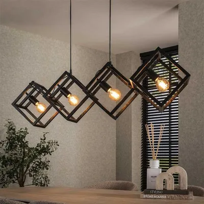 Produktbild von Hoyz-Kollektion – Hängelampe 4L Cube – Anthrazit