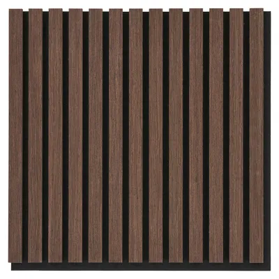 Obrázek produktu pro Sada 2 akustických panelů, 52 × 52 cm, v provedení tmavého ořechu