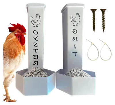 Produktbild von Futterspender für Austernschalen | Hühnergrit Fütterungsautomat für Geflügel