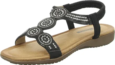 Produktbild von Sportliche Sandalette bis 30mm Sohlenhöhe CB004-BK