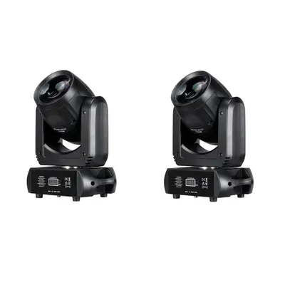 Produktbild von Moving Head Licht, 150W LED, rotierende Prismen, 2Stk 150W Strahl Spot, EU Stecker