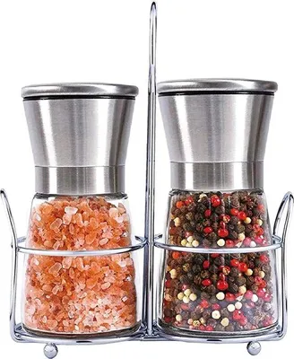Produktbild von Famanu Salz- und Pfeffermühle - Set aus 2 Kräutermühlen