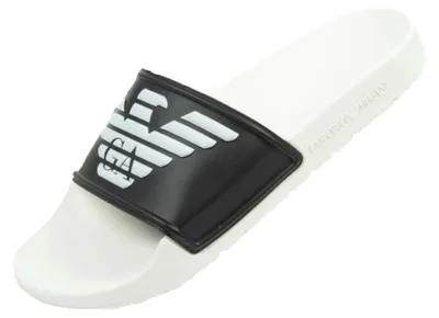 Produktbild von Emporio Armani - Badesandale für Herren, Leicht PP7416 (40,5 EU) (Weiß/Schwarz)