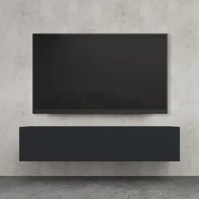 Produktbild von doporro TV Lowboard hängend Fernsehschrank Wohnzimmer | TV-Schrank hängend Fernsehtisch Hängeschrank 140cm Fernsehschrank02