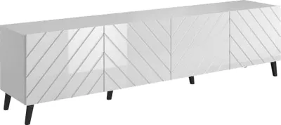 Obrázok produktu pre Cama Meble TV stolík Abeto 200 - biela / biely lesk