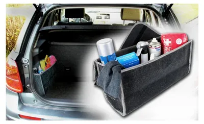 Produktbild von Kofferraum Organizer, Kofferraumtasche, Aufbewahrungstasche für Werkzeuge, 55 x 15 x 23 cm für PKW