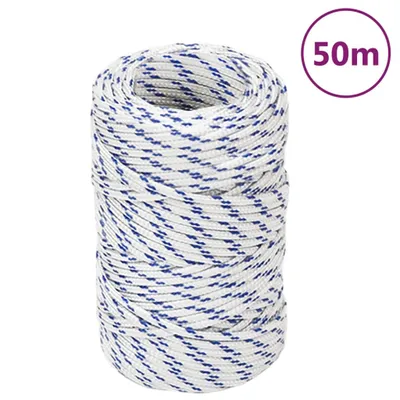 Image de Corde de bateau Blanc 2 mm 50 m Polypropylène