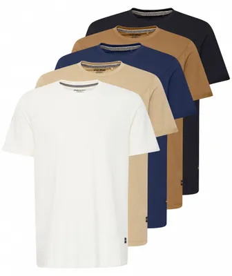 Produktbild von Blend BHTee Herren 5-Pack T-Shirts Shirts Kurzarm Basic Rundhals Multipack Regular fit