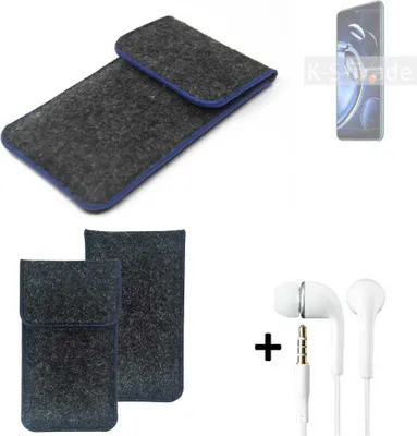 Produktbild von K-S-Trade Handy Schutz Hülle kompatibel mit Xiaomi Redmi Note 11SE Schutzhülle Handyhülle Filztasche Pouch Tasche Case Sleeve Filzhülle