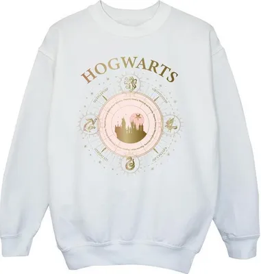 Produktbild von Harry Potter - "Hogwarts" Sweatshirt für Mädchen BI20780 (152-158) (Weiß)