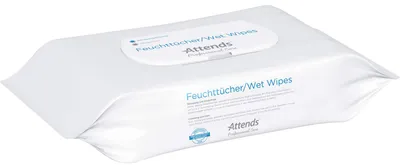 Produktbild von Attends Professional Care Pflegefeuchttücher 80 St