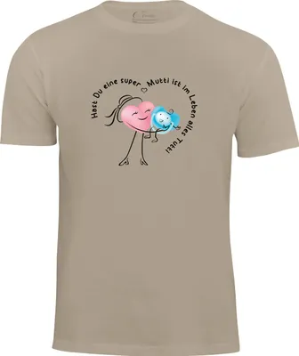 Produktbild von Cotton Prime® T-Shirt Super Mutti S beige