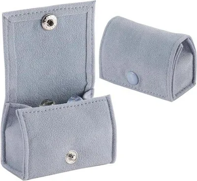 Immagine prodotto di Porta-anelli compatto in peluche per anelli di fidanzamento da donna