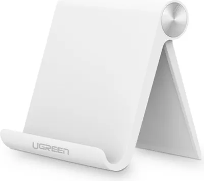 Zdjęcie produktu dla Ugreen Biurkowy Stojak Podstawka Uchwyt Na Telefon Biały (30285)
