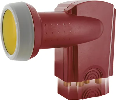 Produktbild von SCHWAIGER 388 Quad LNB Low Noise Blockconverter Sun Protect digital hitzebeständig LNB-Kappe Satellitenschüssel-Zubehör Direktanschluss Wetterschutz