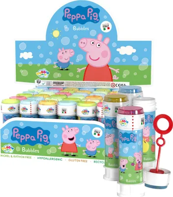 Produktbild von Seifenblasen Display 36 Stück 60 ml Peppa Pig