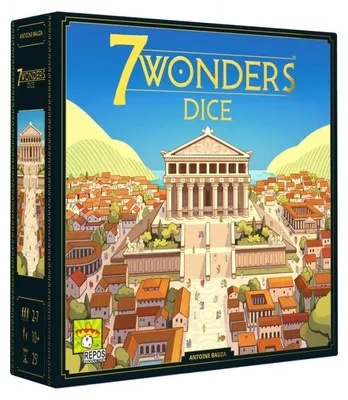 Imagen del producto de 7 Wonders Dice (Edición italiana) – Juego de mesa – Repos Production SA