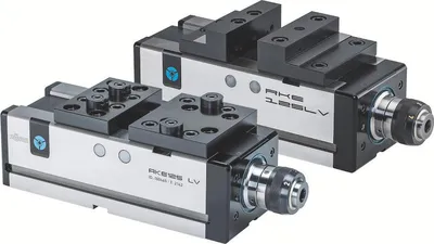 Produktbild von Röhm NC-Kompakt-Spanner RKE-LV, Backenbreite 125, mit umkehrbaren Stufenbacken - 180464