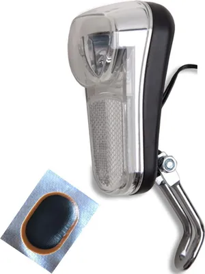 Produktbild von Lynx 20 LUX LED Vorderradscheinwerfer Fahrradlampe mit Standlicht inkl. Schlauchflicken